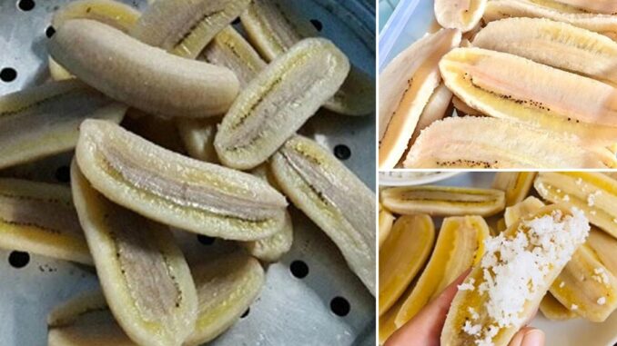 บอกสูตรกล้วยต้ม เนื้อหนึบหนับ อร่อยทำง่าย ได้ประโยชน์