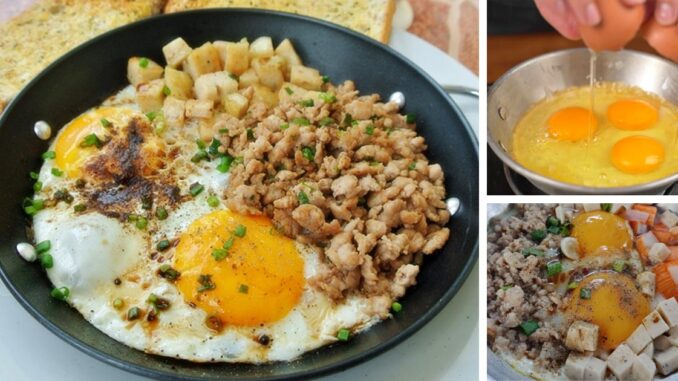 วิธีทำไข่กระทะ อาหารมื้อเช้าแสนอร่อย แถมได้ประโยชน์เพียบ