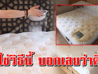 วิธีทำความสะอาดฟูกที่นอน โดยไม่ต้องซัก ให้ทำแบบนี่