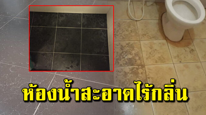 กระเบื้องใคร ในห้องน้ำเป็นคราบ ลื่น ขัดออกให้สะอาด ไร้กลิ่นฉุน ง่ายๆ